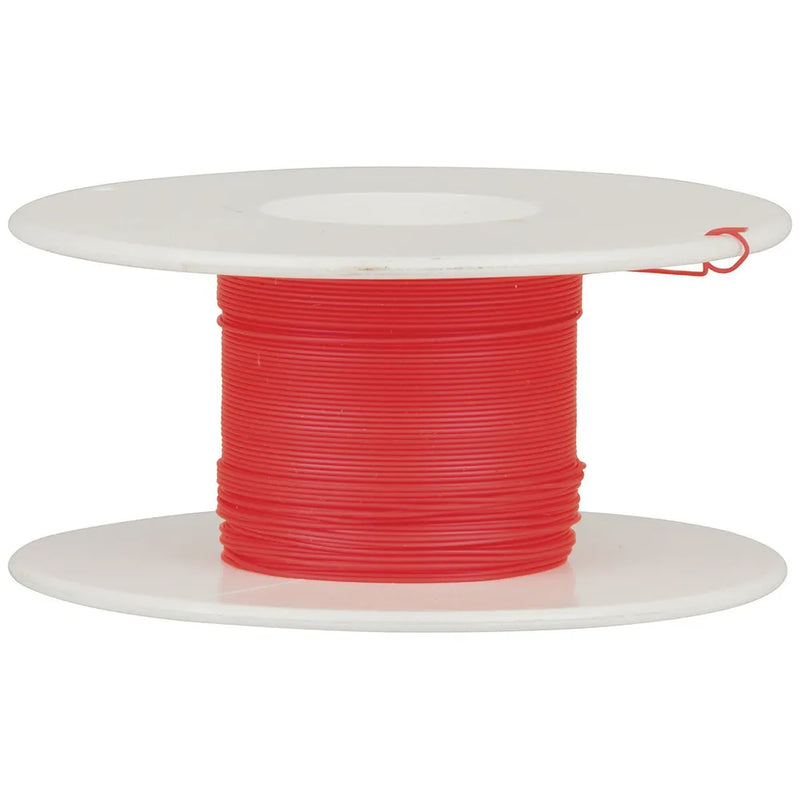 Red Wire Wrap Wire on Spool