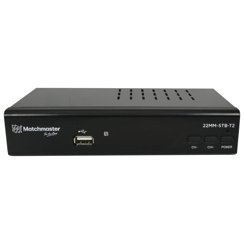 Matchmaster HD Digital Set Top Box with 240V and 12V Adaptors