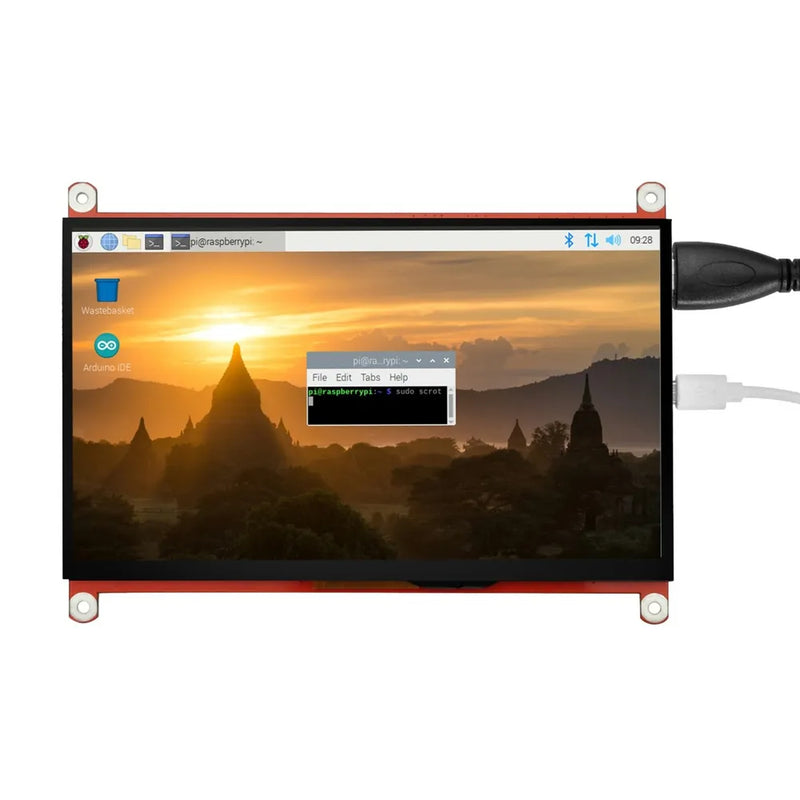 1024x600 HDMI 7in Screen with USB Capacitive Touch