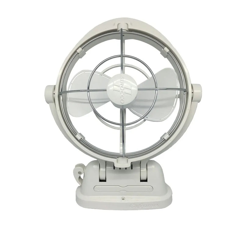 Sirocco II 12-24VDC Gimbal Fan 7in Three Speed White