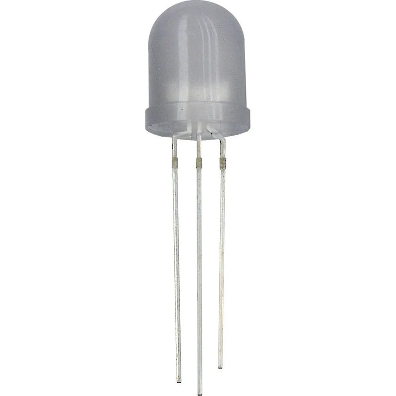 Tricolour Red/Green/Orange 10mm LED 10mcd Round Diffused