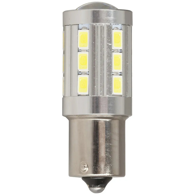 BA15D LED Interior/Navigation Light Globe, 21x5730 12V CW