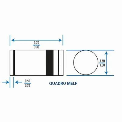 SMD Diode SM4007A 1000V 1A D0214AC - Pack 10