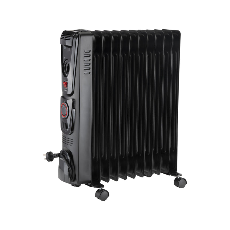 Arlec 2400W 11 Fin Oil Heater With 24 Hour Timer