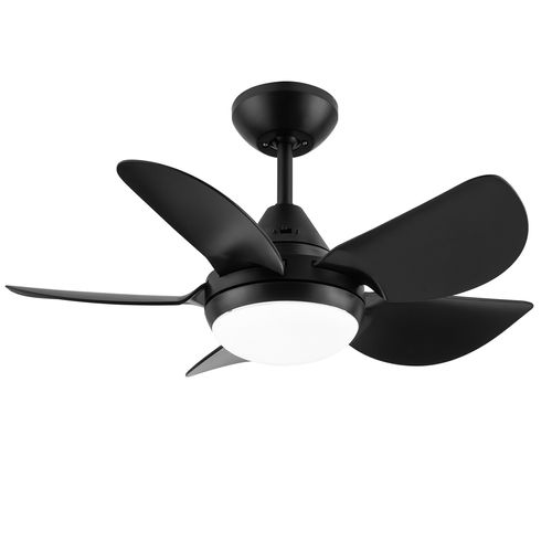 Arlec 76cm Black 5 Blade Maxy Ceiling Fan With Light